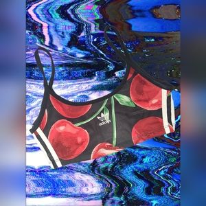 Adidas Cherry Sports Bra 🍒